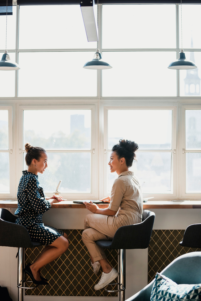 Friends Working Together